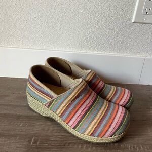Dansko Woven Vegan Jute Mule Clogs, Women’s Size 9